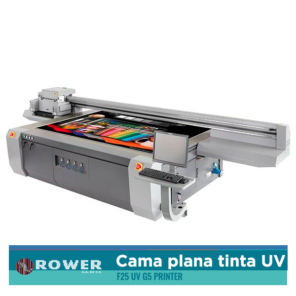 Cama plana tinta UV